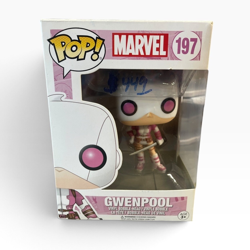 Funko Pop Marvel Gwenpool 197 Pink White Bobblehead Figure